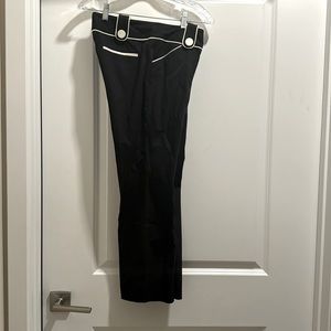 Women’s black and white pants